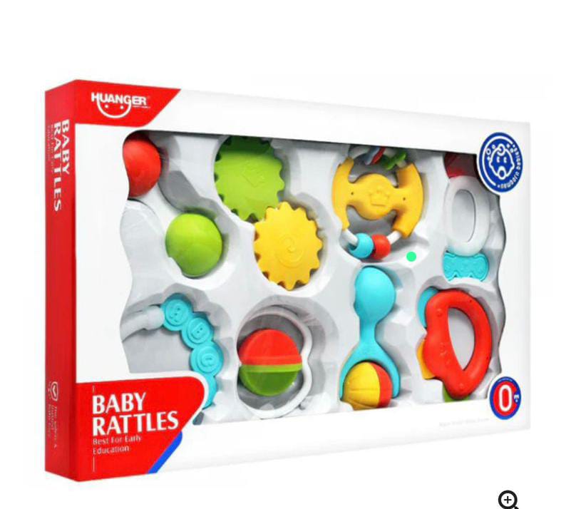 Coffret de hochets colorés pour bébé Huanger